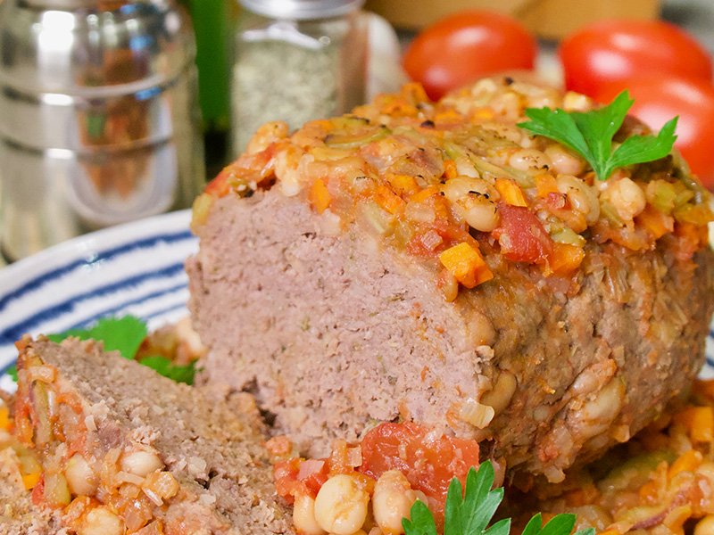 Tuscan Meatloaf recipe from Dr. Gourmet