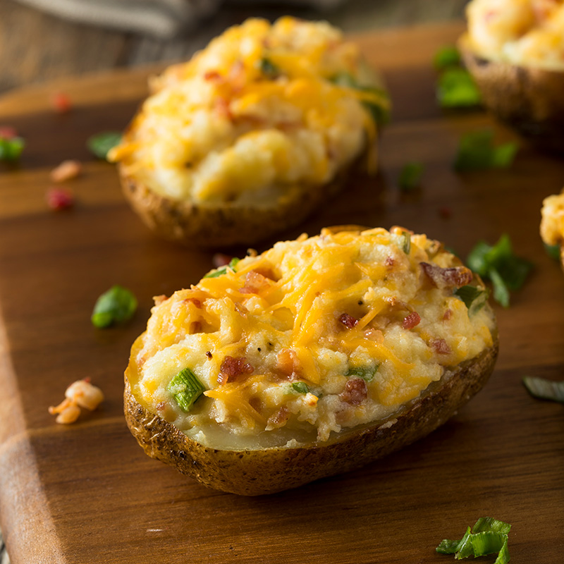 Healthy Twice-Baked Potato recipe from Dr. Gourmet