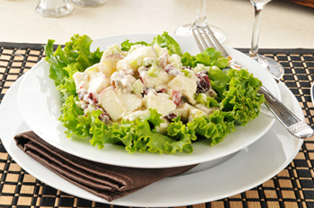 Turkey Waldorf salad, a great way to use leftover turkey