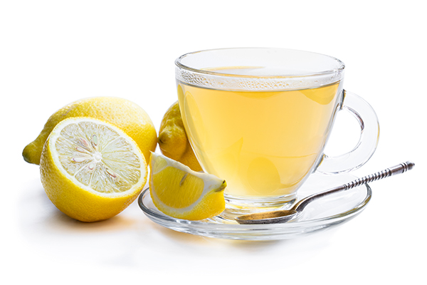 hot water with lemon
