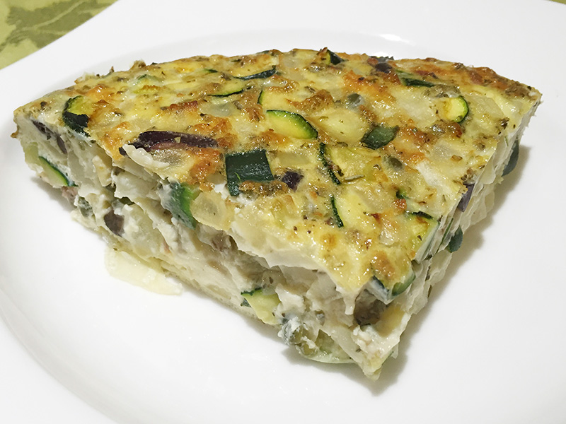 Crustless Zucchini Quiche : Easy Healthy Recipes from Dr. Gourmet