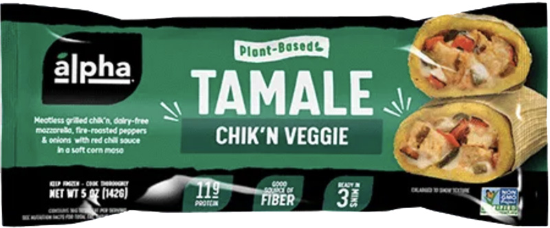 Chik'n Verde Tamale from Alpha Foods