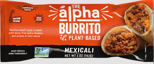 Dr. Gourmet reviews the Mexicali Burrito from Alpha Foods