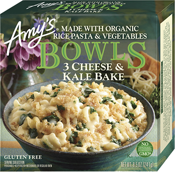 the Dr. Gourmet tasting panel reviews the 3 Cheese & Kale Bake from Amy's