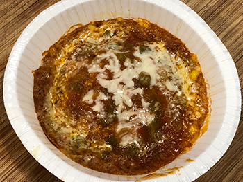 the Santa Fe Enchilada Bowl from Amy's, after cooking