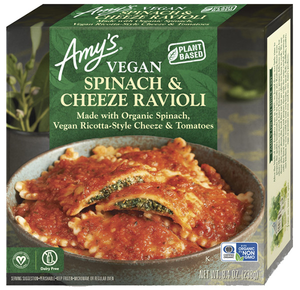 Vegan Spinach & Cheeze Ravioli from Amy's