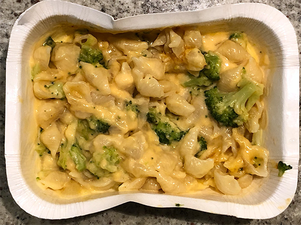 the Cheddar Shells & Broccoli Macaroni & Cheese from Annie's, after cooking