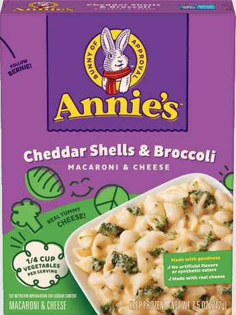 Dr. Gourmet reviews the Cheddar Shells & Broccoli Macaroni & Cheese from Annie's