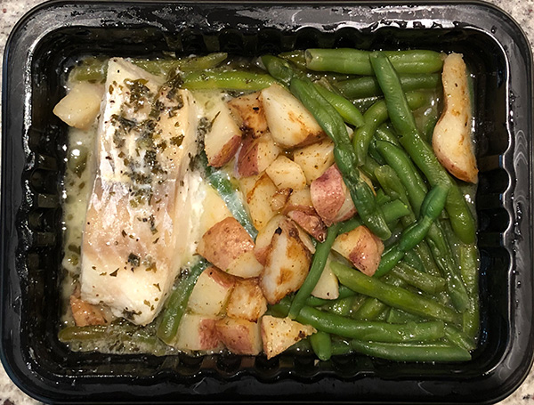 the Lemon Herb Wild Cod from Aqua Star Smart Seafood, after cooking