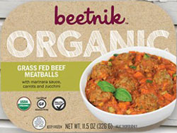 Beetnik Foods Organic Grass Fed Beef Meatballs reviewed by Dr. Gourmet