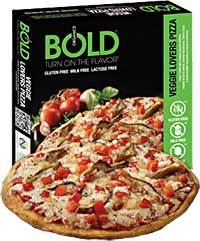 Bold Organics Veggie Lovers Pizza