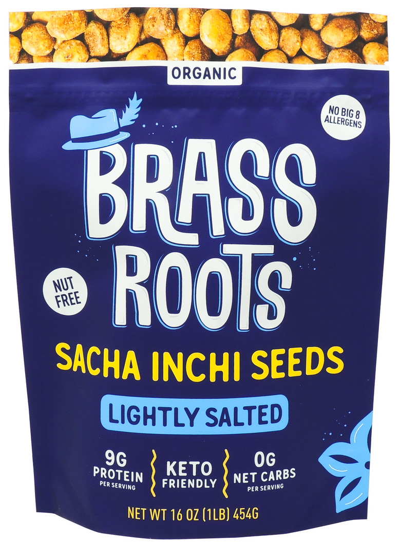 Lightly Salted Sacha Inchi Seeds from Brass Roots