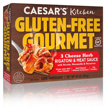 Dr. Gourmet reviews the 3 Cheese Herb Rigatoni & Meat Sauce from Caesar's Kitchen