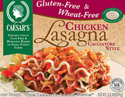 Caesar's Pasta Specialities Chicken Lasagna Cacciatore Reviewed by Dr. Gourmet