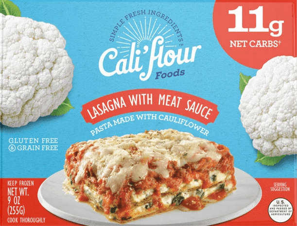 Dr. Gourmet reviews the Lasagna with Meat Sauce from Cali'flour Foods