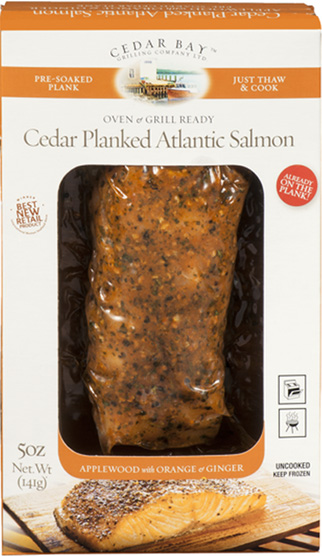 Dr. Gourmet reviews the Applewood with Orange and Ginger Planked Atlantic Salmon from Cedar Bay Grilling Company