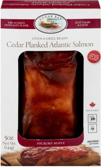 Dr. Gourmet reviews the Hickory Maple Cedar Planked Atlantic Salmon from Cedar Bay Grilling Company