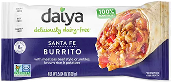 the Santiago Burrito from Daiya Food