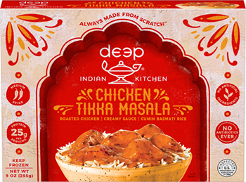 Deep Indian Kitchen's Chicken Tikka Masala package