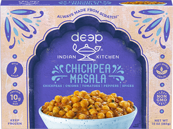 the Dr. Gourmet tasting panel reviews the Chickpea Masala from Deep Indian Kitchen
