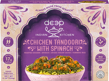 Dr. Gourmet reviews the Chicken Tandoori with Spinach from Deep Indian Kitchen