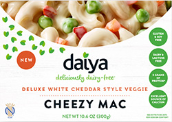 Dr. Gourmet recipes Deluxe White Cheddar Style Veggie Cheezy Mac from daiya Foods