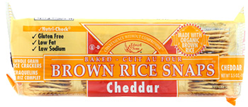 Dr. Gourmet reviews the Cheddar crackers from Edward & Sons