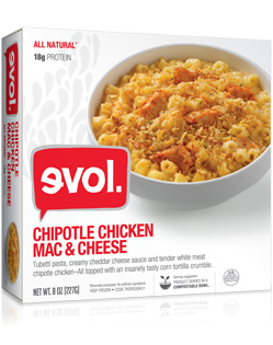 evol. Foods Chipotle Chicken Mac & Cheese Bowl Reviewed by Dr. Gourmet