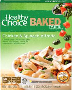 Dr. Gourmet Reviews Chicken & Spinach Alfredo from Healthy Choice