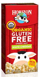 Dr. Gourmet reviews Horizon's Organic Gluten Free Cheesy Mac with White Cheddar