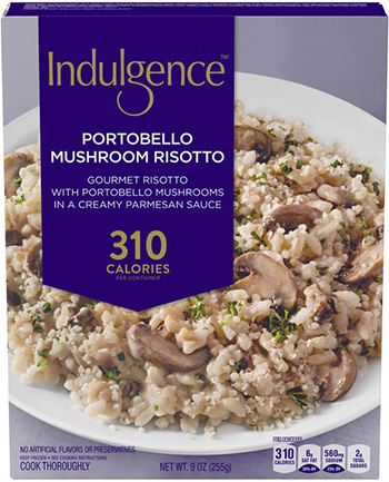 The Dr. Gourmet tasting panel reviews the Portobello Mushroom Risotto from Indulgence by Kraft Foods