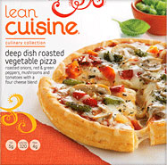 Lean Cuisine Culinary Collection Deep Dish Roasted Vegetable Pizza Review by Dr. Gourmet