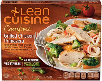 the Dr. Gourmet tasting panel reviews the Grilled Chicken Primavera from Lean Cuisine