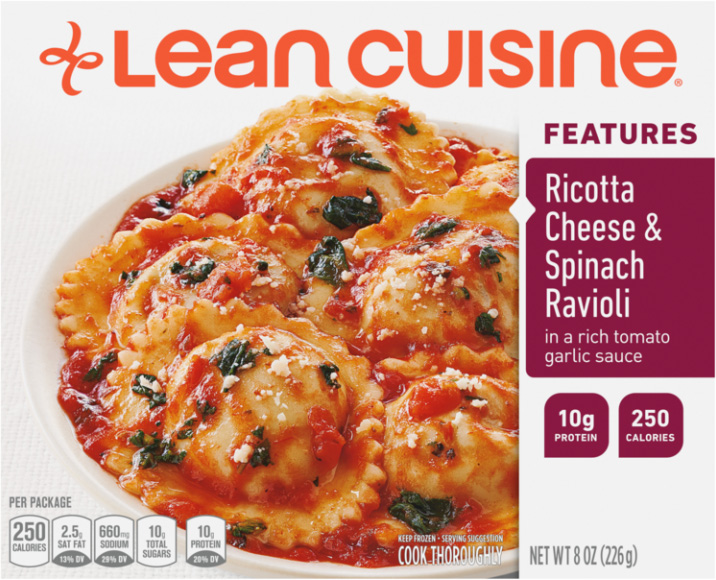 Dr. Gourmet reviews the Ricotta Cheese & Spinach Ravioli from Lean Cuisine