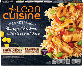 the Dr. Gourmet tasting panel reviews the Limited Edition Mango Chicken with Coconut Rice from Lean Cuisine, a gluten-free frozen meal