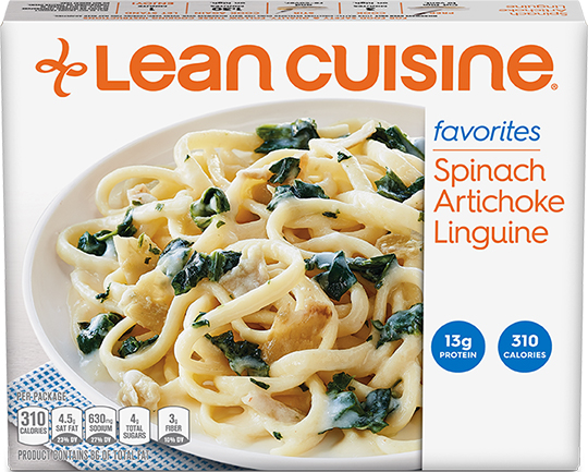 The Dr. Gourmet tasting panel reviews the Spinach Artichoke Linguine from Lean Cuisine