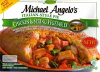 Michael Angelo's Chicken & Spring Vegetables Italian Pie