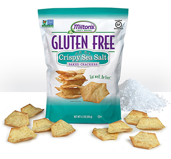 Dr. Gourmet reviews the Crispy Sea Salt crackers from Milton's Craft Bakers