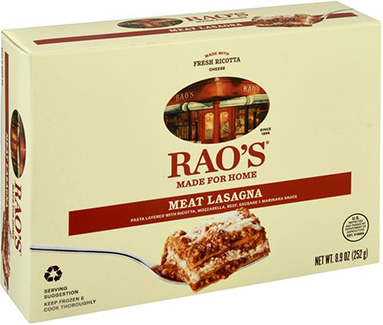 Dr. Gourmet reviews the Meat Lasagna from Rao's