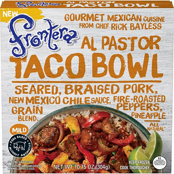 Dr. Gourmet reviews the Al Pastor Taco Bowl from Frontera Foods by Rick Bayless