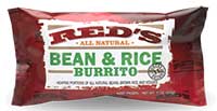 Red's All Natural Bean and Rice Burrito