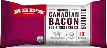 The Dr. Gourmet tasting panel reviews the Uncured Canadian Bacon Burrito from Red's All Natural