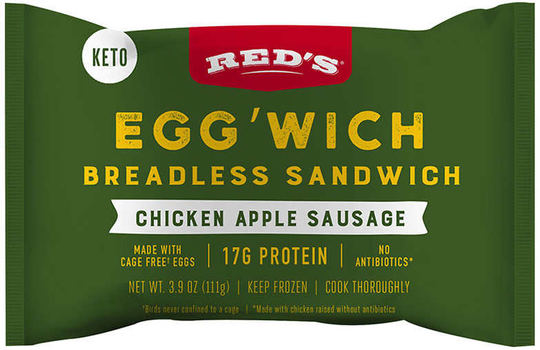 Dr. Gourmet reviews the Chicken Apple Sausage Egg'wich from Red's