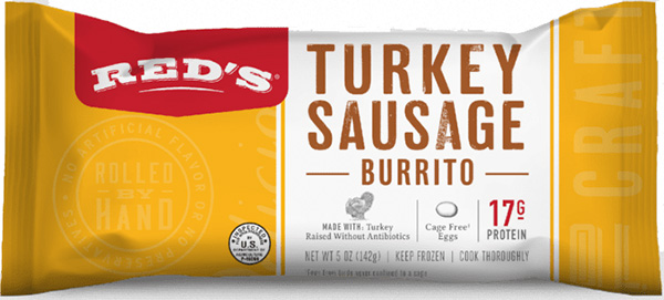 Turkey Sausage Burrito from Red's All Natural
