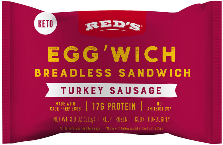 Dr. Gourmet reviews the Turkey Sausage Egg'wich from Red's