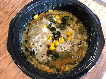 The Enchilada Verde from Sweet Earth Foods, as reviewed the Dr. Gourmet tasting panel