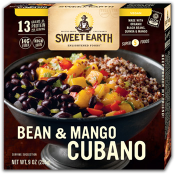 The Dr. Gourmet tasting panel reviews the Bean & Mango Cubano bowl from Sweet Earth Foods