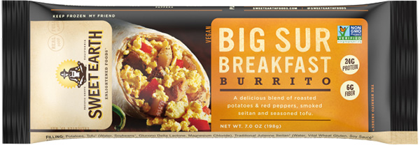 Dr. Gourmet reviews the Big Sur Breakfast Burrito from Sweet Earth Foods