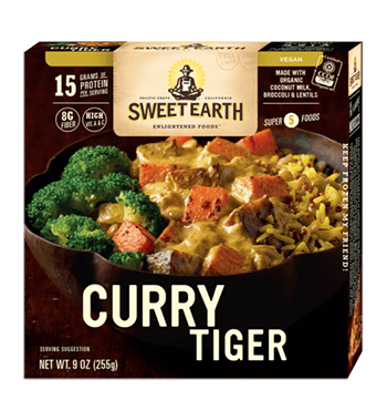 Dr. Gourmet reviews the Curry Tiger Bowl from Sweet Earth Natural Foods