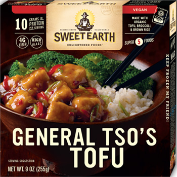 The Dr. Gourmet testing panel reviews the General Tso's Tofu bowl from Sweet Earth Foodes